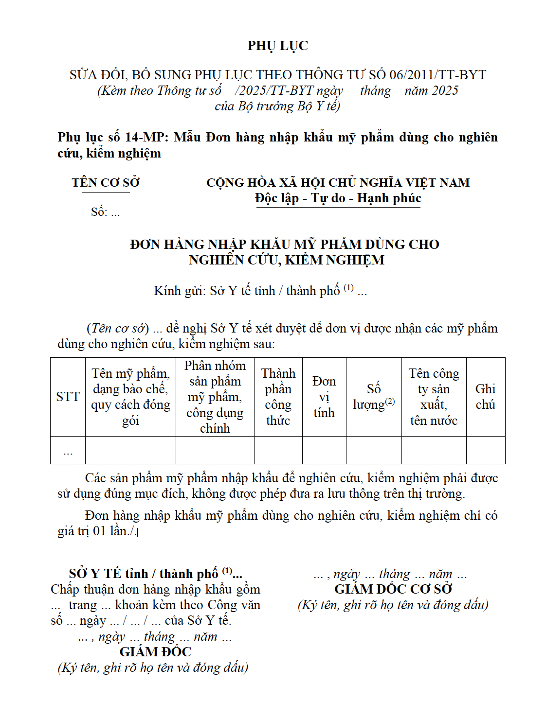 The Revised Appendix 14-MP