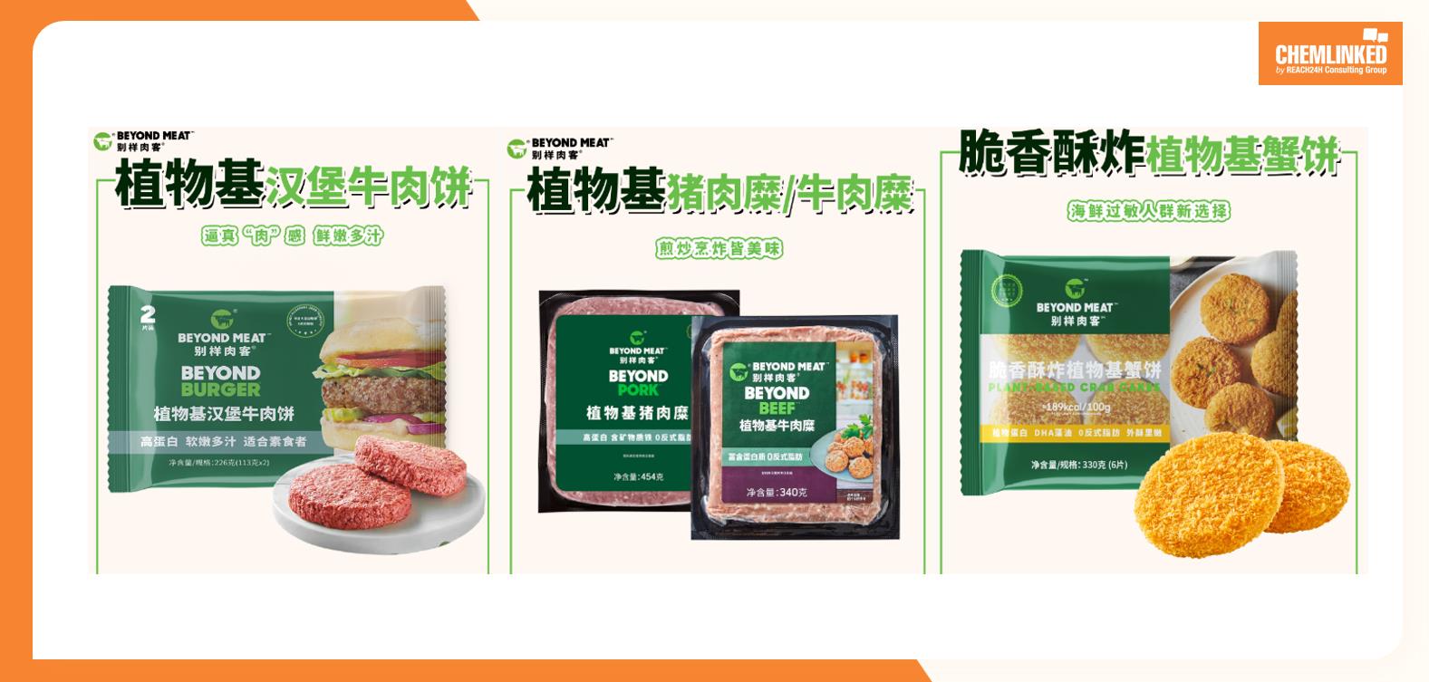 part of Beyond meat product offerings in China part of Beyond meat product offerings in China