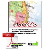Vietnam: Decree No.113/2017/ND-CP Detailed regulations and guidance on the implementation of a number of articles of the Law on Chemicals