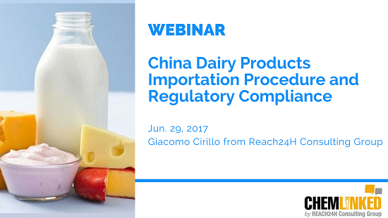 China Dairy Products Importation Procedure and Regulatory Compliance