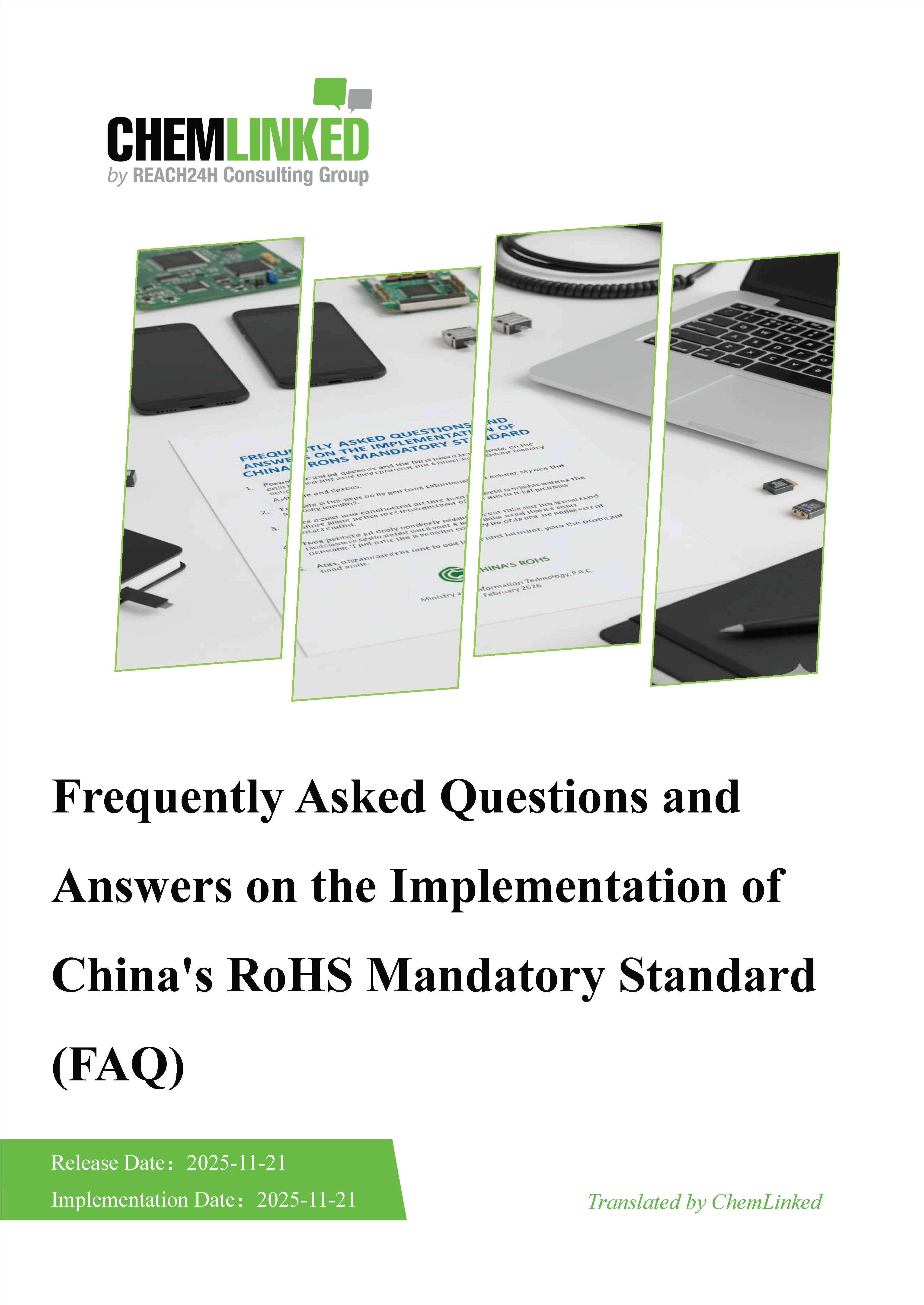 Frequently Asked Questions and Answers on the Implementation of China's RoHS Mandatory Standard (FAQ)