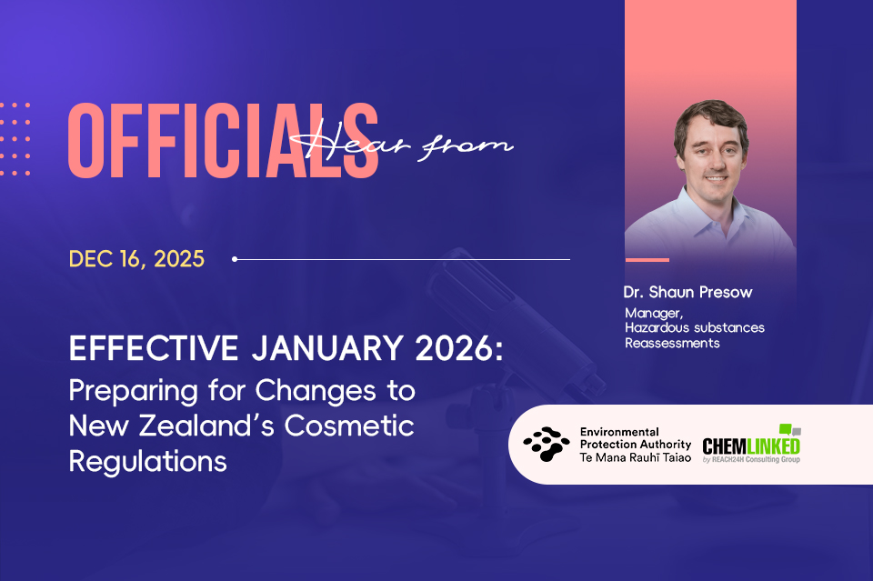 Effective January 2026: Preparing for Changes to New Zealand’s Cosmetic Regulations